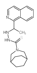 N-(1-isoquinolin-1-ylethyl)-3-azabicyclo[3.2.2]nonane-3-carbothiohydrazide Structure