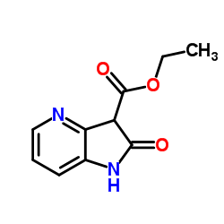 4-Aza-2-oxindole-3-carboxylic acid ethyl ester structure