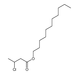 undecyl 3-chlorobutanoate Structure