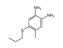 4-methyl-5-propylsulfanylbenzene-1,2-diamine Structure