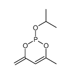 4-methyl-6-methylidene-2-propan-2-yloxy-1,3,2-dioxaphosphinine结构式