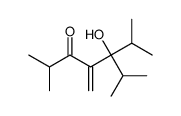 5-hydroxy-2,6-dimethyl-4-methylidene-5-propan-2-ylheptan-3-one Structure