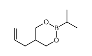 2-propan-2-yl-5-prop-2-enyl-1,3,2-dioxaborinane结构式