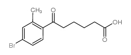 6-(4-bromo-2-methylphenyl)-6-oxohexanoic acid picture