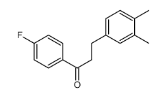 3-(3,4-DIMETHYLPHENYL)-4'-FLUOROPROPIOPHENONE Structure