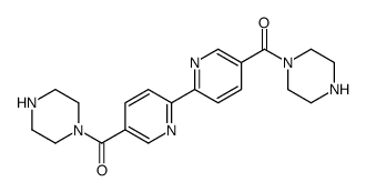 [6-[5-(piperazine-1-carbonyl)pyridin-2-yl]pyridin-3-yl]-piperazin-1-ylmethanone Structure