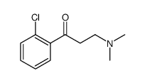 1-Propanone, 1-(2-chlorophenyl)-3-(dimethylamino)结构式