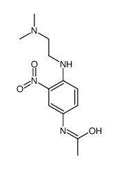 N-[4-[2-(dimethylamino)ethylamino]-3-nitrophenyl]acetamide结构式