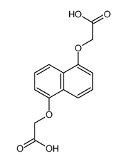 2-[5-(carboxymethoxy)naphthalen-1-yl]oxyacetic acid Structure