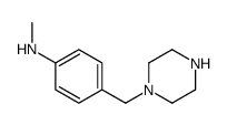 Methyl-(4-piperazin-1-ylmethyl-phenyl)-amine Structure