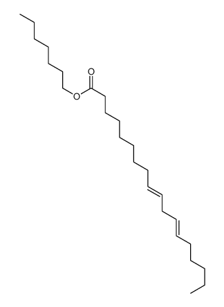 heptyl (9Z,12Z)-octadeca-9,12-dienoate structure