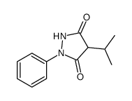 1-phenyl-4-propan-2-ylpyrazolidine-3,5-dione Structure