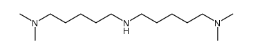 Bis-[5-dimethylamino-pentyl-(1)]-amin结构式