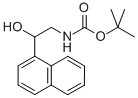 1,1-DIMETHYLETHYL [2-HYDROXY-2-(1-NAPHTHALENYL)ETHYL]CARBAMATE Structure