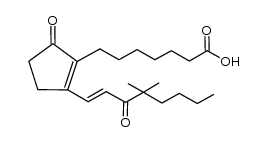 16,16-Dimethyl-15-ketoprostaglandin B1 Structure