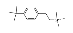 (4-(tert-butyl)phenethyl)trimethylstannane结构式