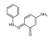 3-amino-6-(phenylhydrazinylidene)cyclohexa-2,4-dien-1-one Structure