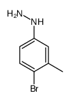 (4-BROMO-3-METHYL-PHENYL)-HYDRAZINE structure