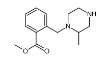 methyl 2-[(2-methylpiperazin-1-yl)methyl]benzoate Structure