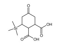 5-Oxo-3-(trimethylsilyl)-1,2-cyclohexandicarbonsaeure Structure