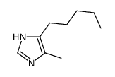 5-methyl-4-pentyl-1H-imidazole Structure