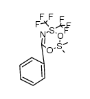 2,2-dimethyl-6-phenyl-4,4-bis-trifluoromethyl-4H-2λ4,4λ4-[1,3,2,4,5]dioxadithiazine Structure