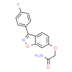 2-{[3-(4-Fluorophenyl)-1,2-benzoxazol-6-yl]oxy}acetamide Structure