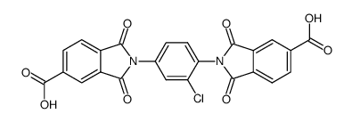 1,4-bis(4'-carboxyphthalimido)-2-chlorobenzene Structure