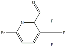6-Bromo-3-(trifluoromethyl)picolinaldehyde结构式