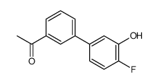 1-[3-(4-fluoro-3-hydroxyphenyl)phenyl]ethanone结构式