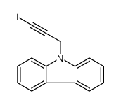 9-(3-iodoprop-2-ynyl)carbazole结构式