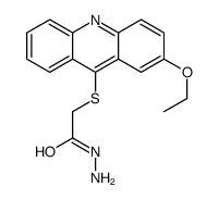 2-(2-ethoxyacridin-9-yl)sulfanylacetohydrazide Structure