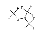 trifluoromethylmercapto-bis(trifluoromethyl)amine结构式