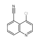 4-CHLORO-5-CYANOQUINOLINE Structure