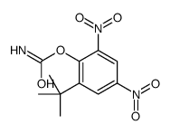 (2-tert-butyl-4,6-dinitrophenyl) carbamate Structure