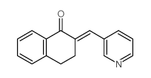 2-(3-Pyridylmethylene)-3,4-dihydro-1(2H)-naphthalenone Structure