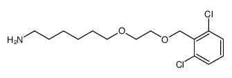 6-[2-[(2,6-dichlorophenyl)methoxy]ethoxy]hexan-1-amine结构式