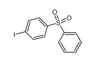 1-iodo-4-(phenylsulfonyl)benzene structure