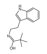 N-[2-(1H-Indol-3-yl)ethyl]-2,2-dimethylpropanamide Structure