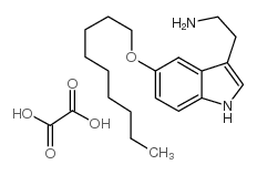 5-壬基氧基色胺草酸盐结构式