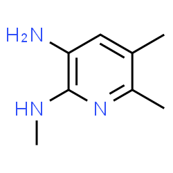 2,3-Pyridinediamine,N2,5,6-trimethyl-结构式