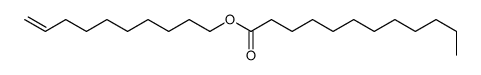 dec-9-enyl dodecanoate结构式