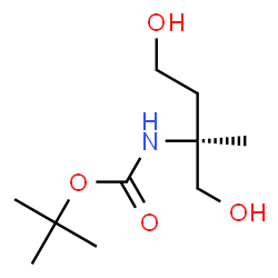 Carbamic acid, [3-hydroxy-1-(hydroxymethyl)-1-methylpropyl]-, 1,1- structure