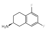 5,7-DIFLUORO-B-(S)-AMINOTETRALINE结构式