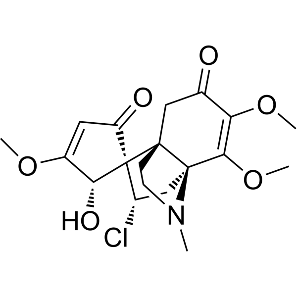 尖防己碱结构式