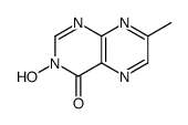 3-Hydroxy-7-methylpteridin-4(3H)-one结构式