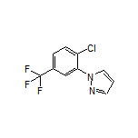 1-[2-Chloro-5-(trifluoromethyl)phenyl]-1H-pyrazole Structure