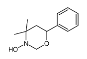 3-hydroxy-4,4-dimethyl-6-phenyl-1,3-oxazinane结构式