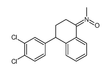 4-(3,4-dichlorophenyl)-N-methyl-3,4-dihydro-2H-naphthalen-1-imine oxide结构式