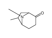 8-Azabicyclo[3.2.1]octan-2-one,6,8-dimethyl-,(1R,5R)-rel-(9CI) Structure